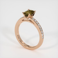 1.15 Ct. Gemstone Ring, 18K Rose Gold 2