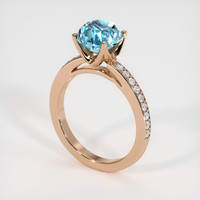 3.38 Ct. Gemstone Ring, 18K Rose Gold 2