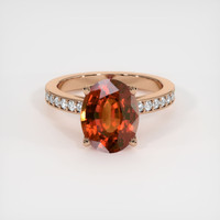 5.16 Ct. Gemstone Ring, 18K Rose Gold 1