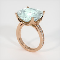 12.88 Ct. Gemstone Ring, 18K Rose Gold 2