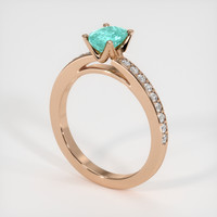 0.75 Ct. Gemstone Ring, 18K Rose Gold 2