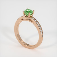 0.97 Ct. Gemstone Ring, 18K Rose Gold 2