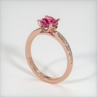 1.56 Ct. Sapphire Ring, 18K Rose Gold 2