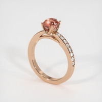 1.35 Ct. Sapphire Ring, 18K Rose Gold 2