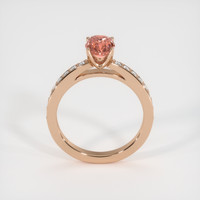 1.35 Ct. Sapphire Ring, 18K Rose Gold 3