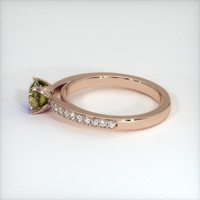 0.76 Ct. Sapphire Ring, 18K Rose Gold 4