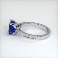1.93 Ct. Blue Sapphire Ring, 10K White Gold 4