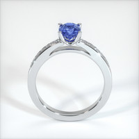 0.86 Ct. Blue Sapphire Ring, 10K White Gold 3