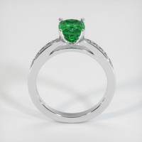 1.53 Ct. Tsavorite Garnet Ring, 10K White Gold 3