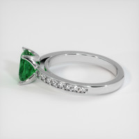 1.53 Ct. Tsavorite Garnet Ring, 10K White Gold 4