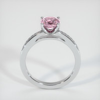 1.13 Ct. Pink Sapphire Ring, 10K White Gold 3