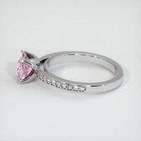 1.13 Ct. Pink Sapphire Ring, 10K White Gold 4