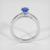 1.06 Ct. Blue Sapphire Ring, 10K White Gold 3