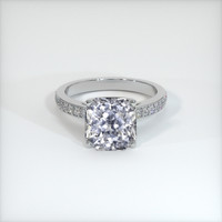 4.80 Ct. White Sapphire Ring, 10K White Gold 1