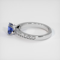 1.22 Ct. Bi Color Sapphire Ring, 14K White Gold 4