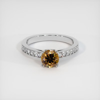 1.02 Ct. Gemstone Ring, 14K White Gold 1