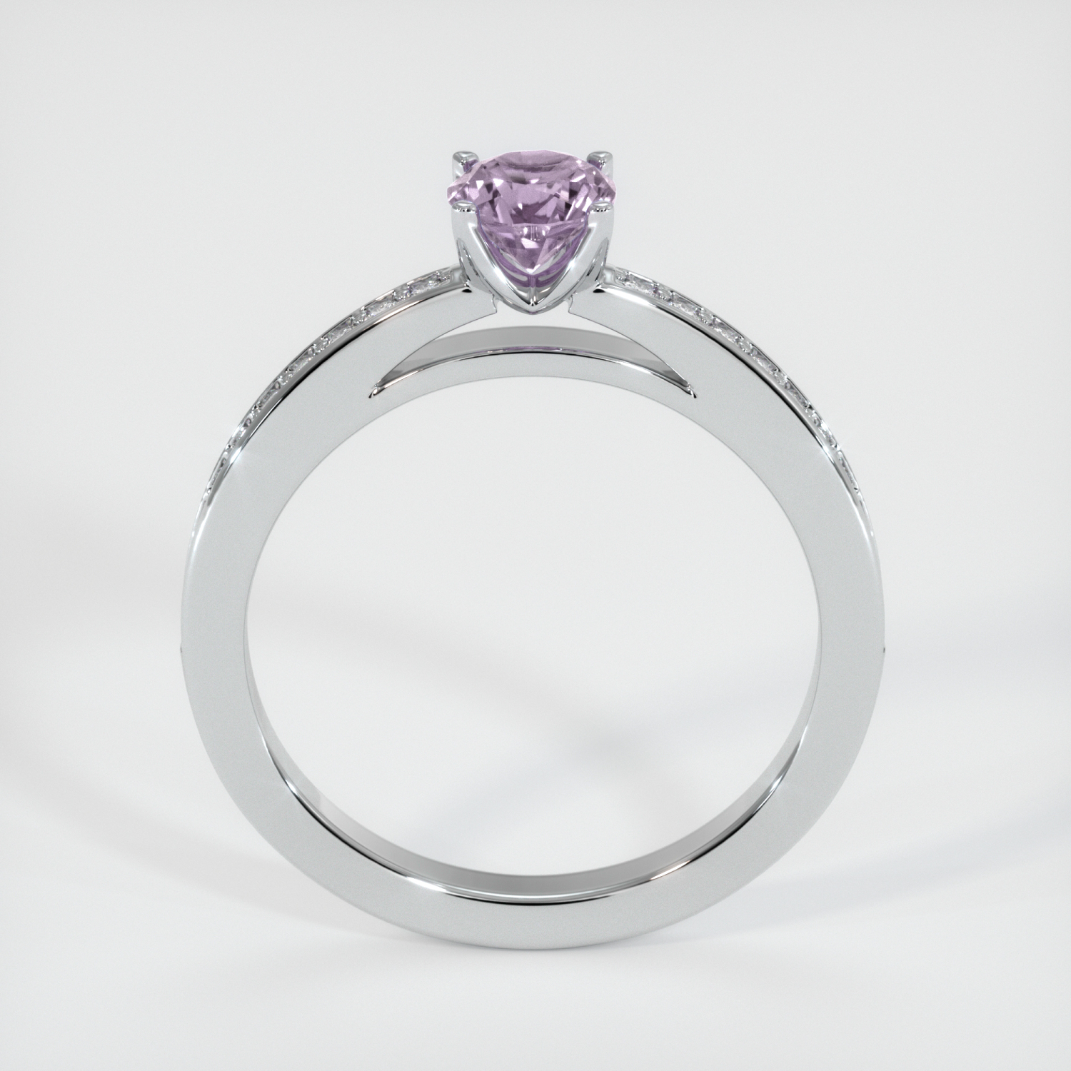 Sapphire Ring 0.72 Ct. 14K White Gold | The Natural Sapphire