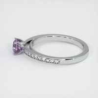0.72 Ct. Sapphire Ring, 14K White Gold 4