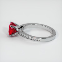 1.97 Ct. Ruby Ring, 14K White Gold 4