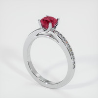Ruby Ring 1.03 Ct. 14K White Gold Preview
