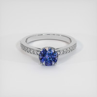 1.43 Ct. Color Change Sapphire Ring, 14K White Gold 1