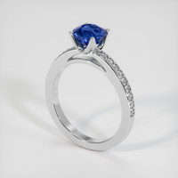 1.43 Ct. Color Change Sapphire Ring, 14K White Gold 2