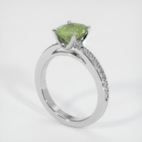1.87 Ct. Sapphire Ring, 14K White Gold 2