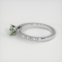 0.95 Ct. Sapphire Ring, 14K White Gold 4