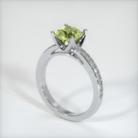 1.11 Ct. Sapphire Ring, 14K White Gold 2