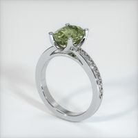 1.57 Ct. Sapphire Ring, 14K White Gold 2