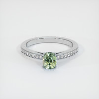 1.06 Ct. Sapphire Ring, 14K White Gold 1