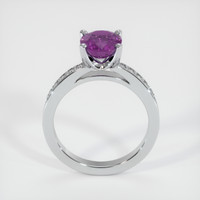1.84 Ct. Purple Sapphire Ring, 14K White Gold 3