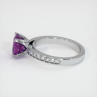 1.84 Ct. Purple Sapphire Ring, 14K White Gold 4