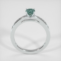 0.65 Ct. Sapphire Ring, 14K White Gold 3