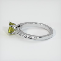 1.21 Ct. Bi Color Sapphire Ring, 14K White Gold 4