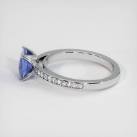 2.06 Ct. Sapphire Ring, 18K White Gold 4