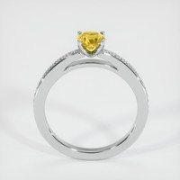 0.90 Ct. Sapphire Ring, 18K White Gold 3
