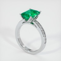 Emerald Ring 2.34 Ct., 18K White Gold Preview