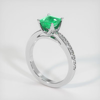 Emerald Ring 1.11 Ct., 18K White Gold Preview