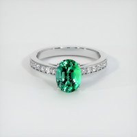 Emerald Ring 1.55 Ct., 18K White Gold Preview