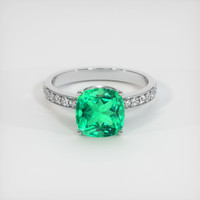Emerald Ring 2.10 Ct., 18K White Gold Preview