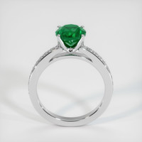 1.45 Ct. Emerald Ring, 18K White Gold 3