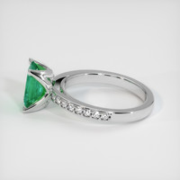 1.94 Ct. Emerald Ring, 18K White Gold 4