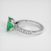 1.76 Ct. Emerald Ring, 18K White Gold 4