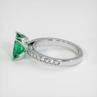 2.63 Ct. Emerald Ring, 18K White Gold 4