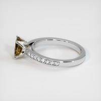 1.15 Ct. Gemstone Ring, 18K White Gold 4