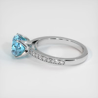 3.38 Ct. Gemstone Ring, 18K White Gold 4