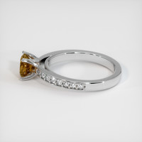 1.02 Ct. Gemstone Ring, 18K White Gold 4