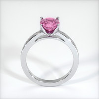 2.09 Ct. Pink Sapphire Ring, 18K White Gold 3
