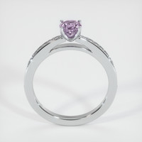 0.72 Ct. Sapphire Ring, 18K White Gold 3